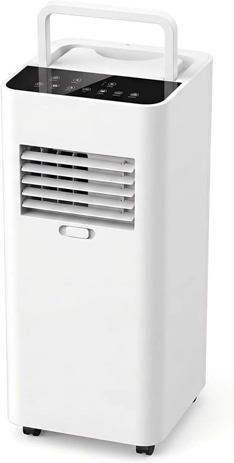 LCAIHONG klimatyzator przenośny, Klimatyzator, chłodzenie Pokoje do 22 m², 8000 BTU, Małe 1p, Model zdalnego sterowania, z pilotem i zestawem okien, Pokoje