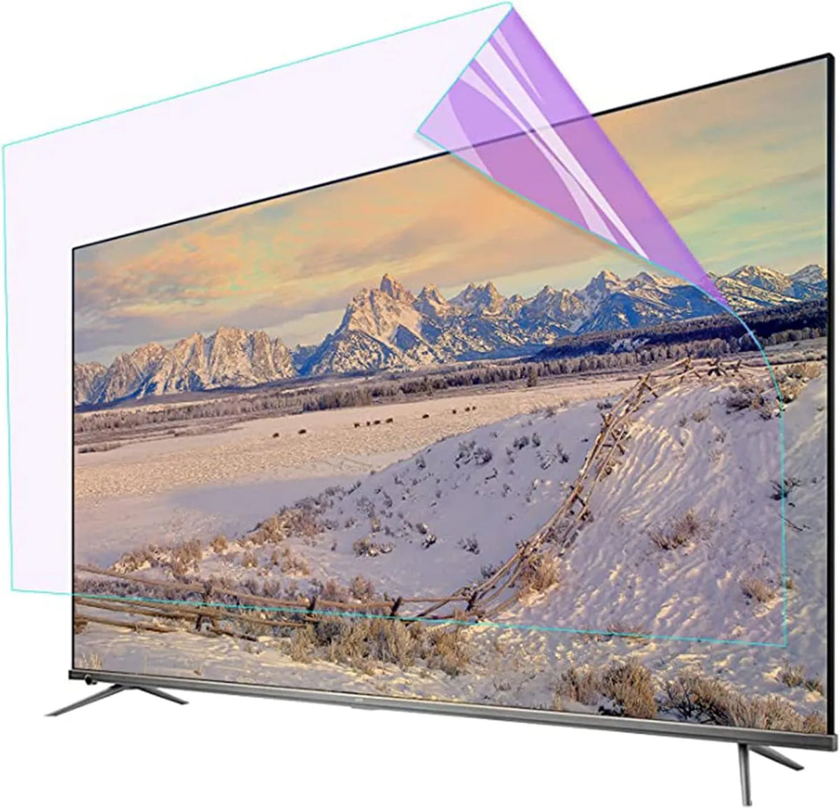 KELUNIS, 48 w 1056, 596 mm, Folia antyrefleksyjna Panel antypromienny Bardzo wyraźny Wskaźnik antyrefleksyjny do 90% Ulgi zmęczenie oka 48in