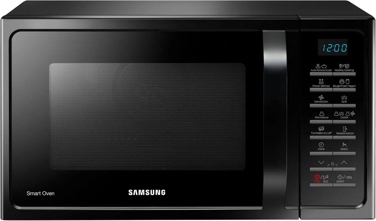 Samsung, MC28H5015AK Kuchenka mikrofalowa, 28 l, 1500 / 900 W, grill, rozmrażanie, szybkie zamrożenie, mikrofalówka, czarny, termoobieg