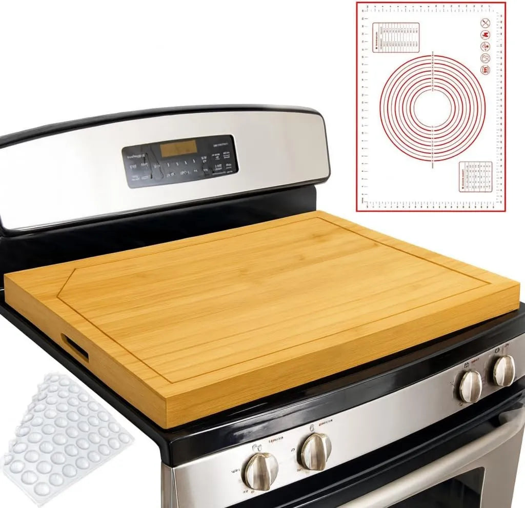 KATLKIU, Piekarnik z piekarnikiem, 75 × 55 cm, płyta grzewcza Reversible for Gas or Induction kuchenka, Łatwy do czyszczenia Plan pracy