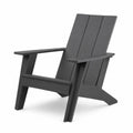 Fotel ogrodowy czarny polipropylen 88x72x92 cm