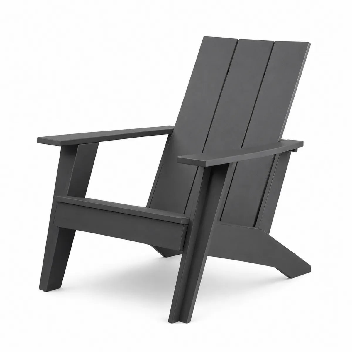 Fotel ogrodowy czarny polipropylen 88x72x92 cm