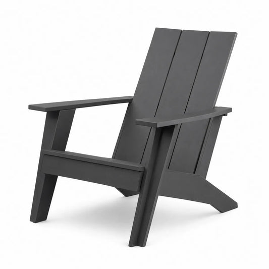 Fotel ogrodowy czarny polipropylen 88x72x92 cm