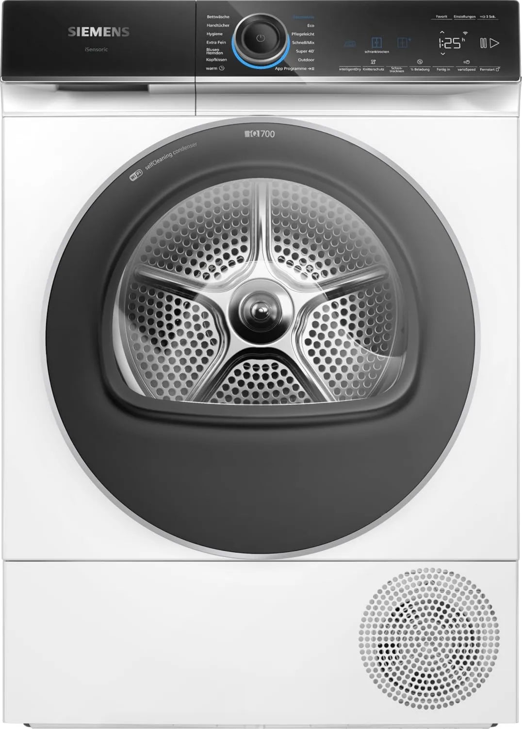 Siemens WQ46B2D41 pralka, 56 dB, iQ700, suszarka z pompą ciepła 9 kg, bardzo cicha, ochrona przed zagnieceniami