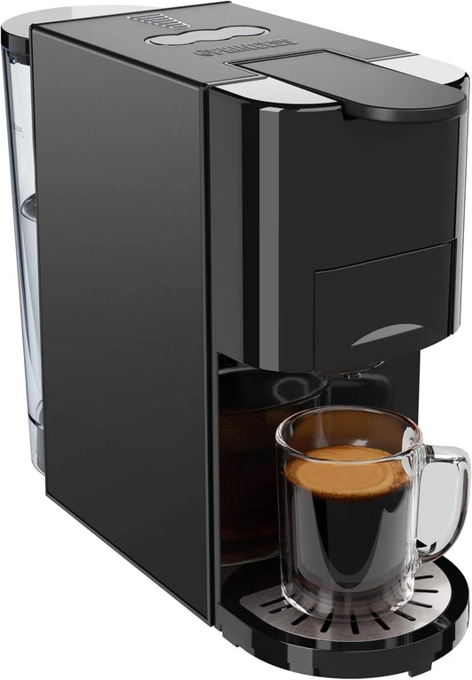 Princess ekspres ciśnieniowy, 19 bar, 800 ml, 1450 W, Multi Capsule ekspres do kawy, włoska pompa 19 barów, zbiornik na wodę 800 ml, wyjmowane części