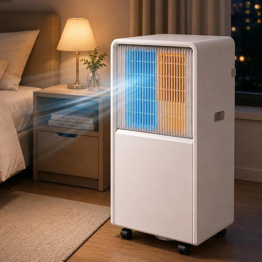 Generic klimatyzator przenośny, Klimatyzator, przenośny, licznik, akcesoria do spalin w zestawie, Ac jednostka z sprężarką 4 W 1, 24 godziny, 4 tryby, pilot