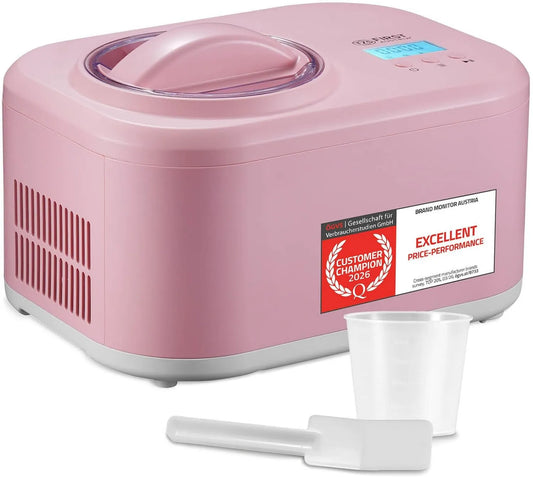 TZS First Austria, 3- in- 1-100 W kostkarka do lodu, lodu i sorbetu, 1 l, 100 W, Stal nierdzewna, do mrożonego jogurtu, TZS 3 w 1-100 W