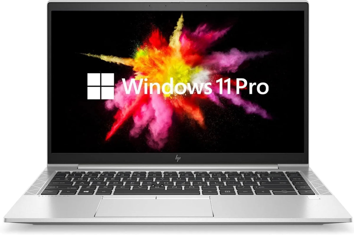 Amazon Renewed, HP 4650U Laptop, 14 cali, Full HD, Profesjonalny, SSD 512 GB, Windows 11 Pro, AMD Ryzen 5 Pro, 8 GB RAM, FHD 14 'ekran, CAM