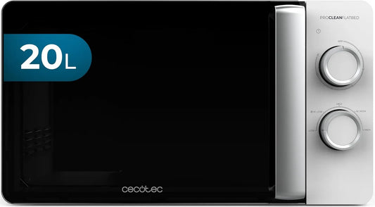 Cecotec, 3DWave kuchenka mikrofalowa, 20 l, 700 W, minutnik, Ceramiczne wnętrze, minutnik 30 min, 6 poziomów, 3DWave Technology