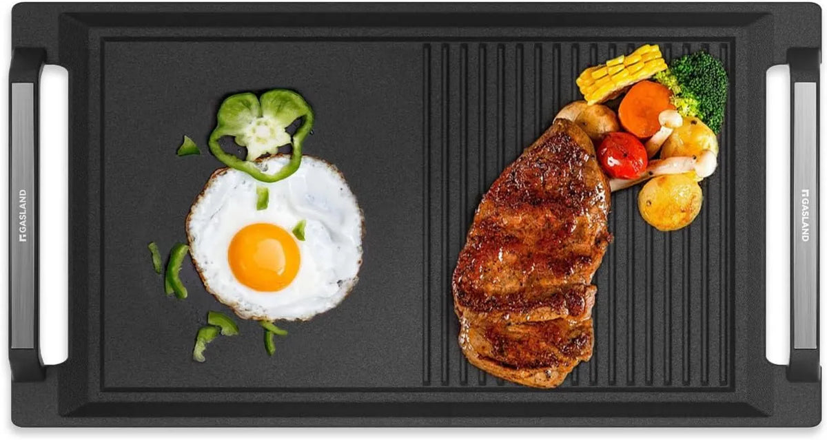 GASLAND, Piec do grillowania, GAZLANDIA IHGD- S23C, żeliwo, powłoka nienakładająca się, uchwyty boczne, kompatybilne z indukcją, piece do pieców do płytek indukcyjnych IHGD-S23C