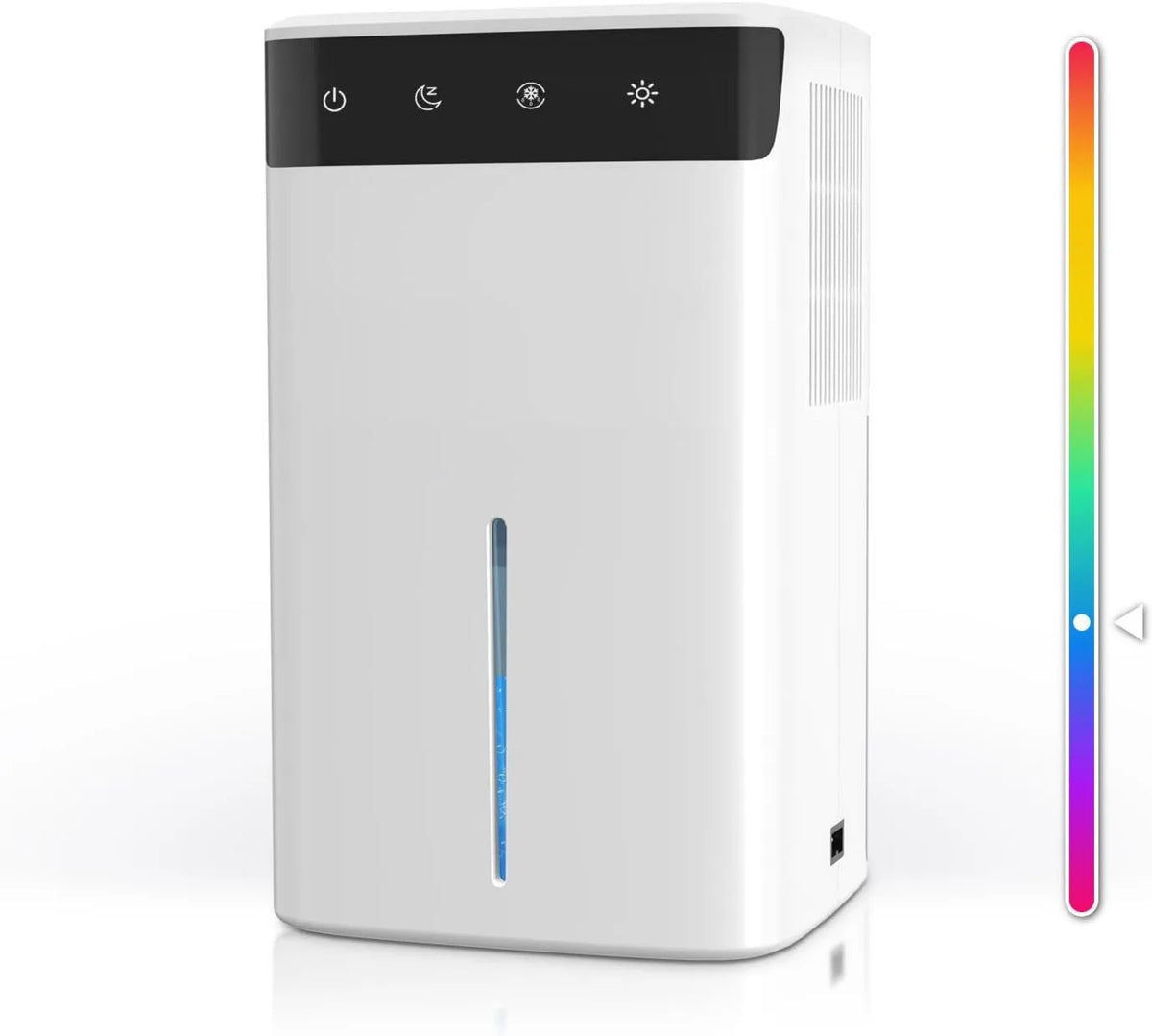 ZAPLIT osuszacz powietrza, osuszacz powietrza, 2, 6 l, cichy, Łazienka i Sypialnia do 32 m², LED RGB, Cicha funkcja