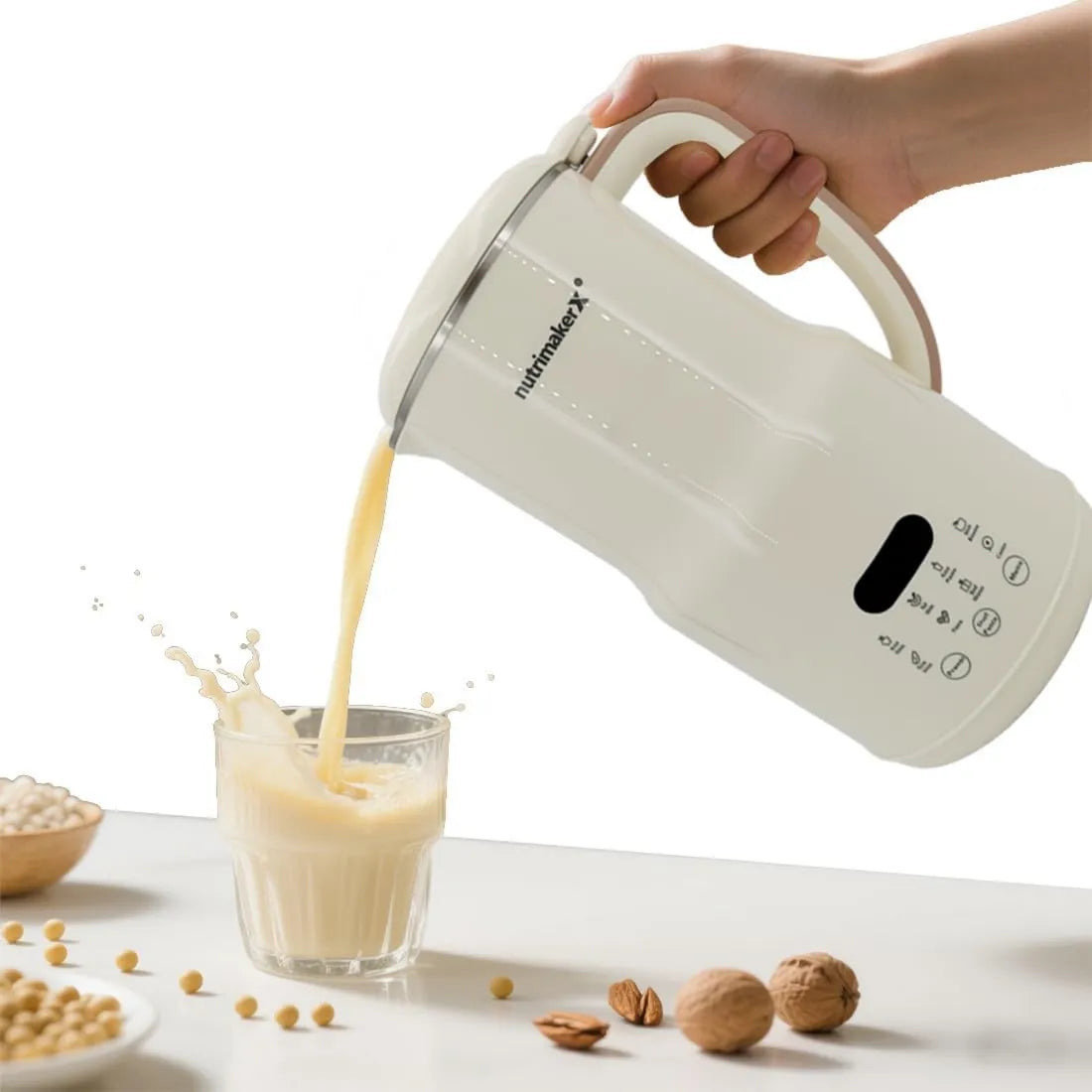 Nutrimakerx, Wyciąg z soku, prasa cytrusowa i wyciągowa, ekstraktor soku i prasa cytrusowa, migdały domowe