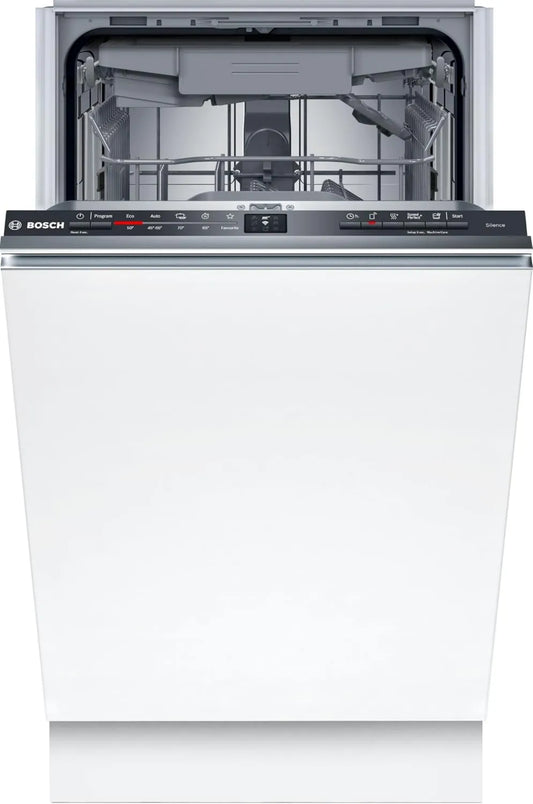 BSH Hausgeräte GmbH zmywarka wolnostojąca, Bosch SPV2HMX02E Zmywarka do naczyń, 45 cm, Strona główna Connect, aquaStop, szczupły format, w pełni zintegrowana, czerwony, 3-wysokość regulowany górny kosz