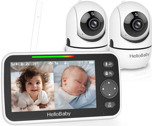 HelloBaby, Monitor 305m, WiFi, 355 kątów widzenia stopnia, bez WiFi, ECO