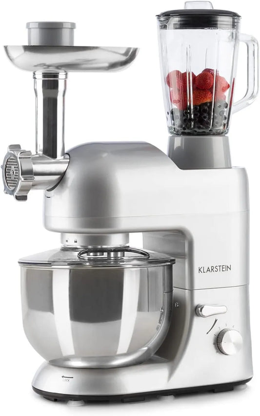 KLARSTEIN robot kuchenny, Blender, 1800 W, Robot Kuchnia 1800 W, Bol, 6 prędkości, 1, 5 l