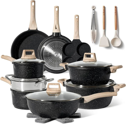 JUST PERFECTO HOUSEHOLD APPLIANCES, JL- 722 Bateria, Bateria z patelni i patelni, Indukcja kuchenna z osłonkami JL- 72 JL-722 JL-72