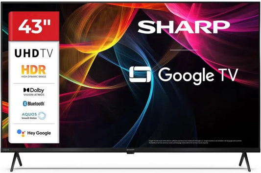 Sharp telewizor, Google 43HL4265E Smart TV, 43 cali, TV, 4K UHD, Dolby Sound, HL Series