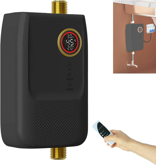 Elektryczny podgrzewacz wody, 5500 W, 5000 W, sterowanie dotykowe, zdalne sterowanie