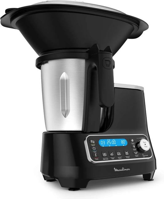 Tefal robot kuchenny, Moulinex HF456810 Gotownik, Balance, Robot, 3.6 l, 1400 W, 5 programów, para, zintegrowana kuchnia
