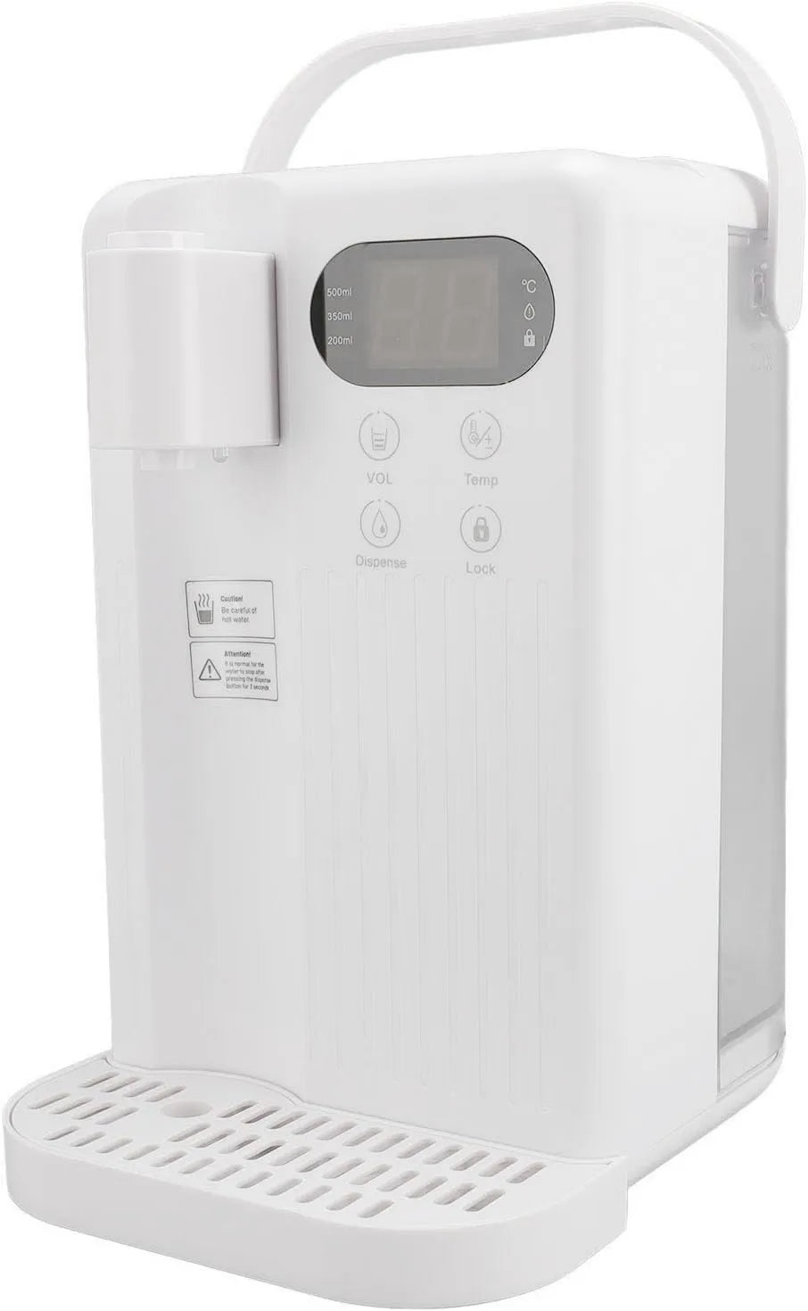 VBESTLIFE, Grzejnik elektryczny, 3 l, 2 strefy temperatur, błyskawiczny dozownik ciepłej wody 12 Temperatury