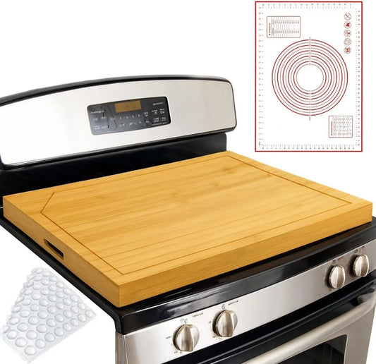 KATLKIU, Piekarnik z piekarnikiem, 75 × 55 cm, płyta grzewcza Reversible for Gas or Induction kuchenka, Łatwy do czyszczenia Plan pracy