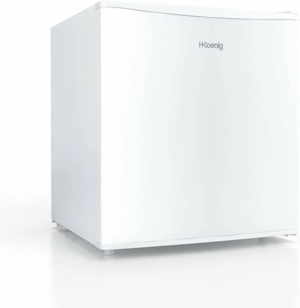 H.Koenig minilodówka, FGX480, 45 l, 39 dB, termostat, tłumik, biały, 4 l, 45 l Komora na lód kompaktowy, Drzwi odwracalne, Regulowane stopy