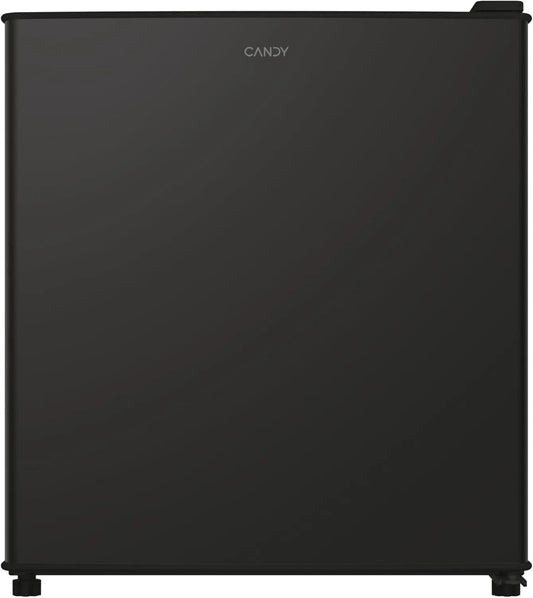 CANDY minilodówka, CHOSD4351EBC Lodówka, 43 l, 37 dB, oświetlenie LED, 2 strefy temperaturowe, czarny, szerokość 44, wysokość 51 cm, 2 półki drzwiowe CHASD4351EBC