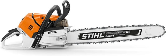 Stihl MS 500 pilarka łańcuchowa, cięcie drewna i przycinanie gałęzi