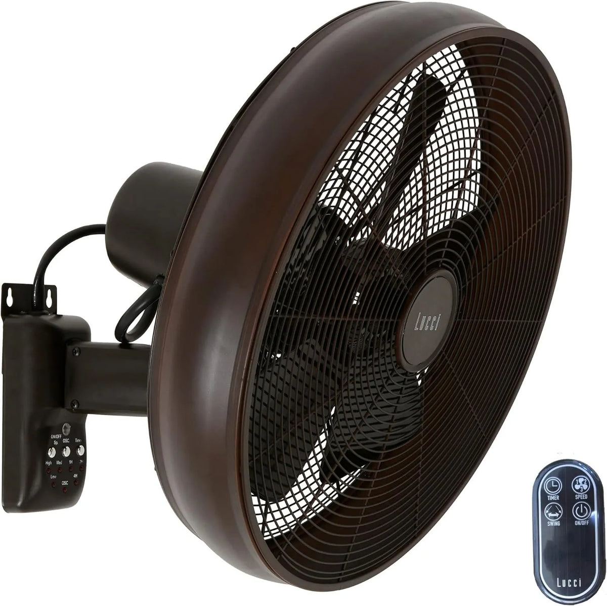 LUCCI AIR, Wentylator, LUCCI, wentylator cyrkulacyjny powietrza, Wentylator Air Breeze Wall z pilotem