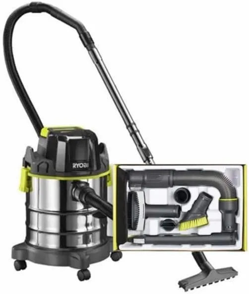RYOBI, Odkurzacz Pakiet Woda i pył 18 V One Plus R18WDV-0-6, 18 V, R18WDV- 0- 6 RAKVA04, ssanie elektryczne