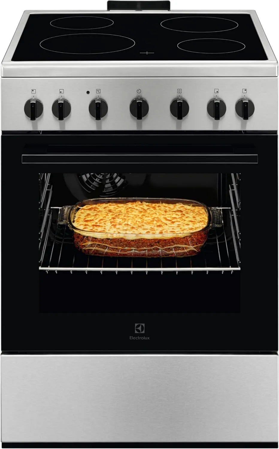 Electrolux kuchenka z piekarnikiem, 60 CM ELETT. F.ELETT.MULTI CL.A INOX, CUCINA 4ZONE