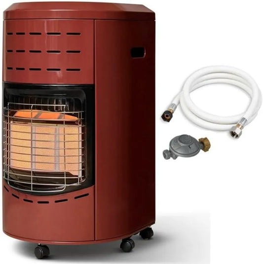 FAVEX, naczynia do gotowania, 4200 W, klasa energetyczna A, czerwony, Podczerwień gazu podgrzewanie, do 40 m², 3 mocy grzewcze