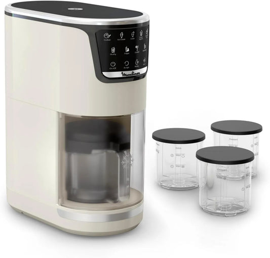 Moulinex, MJ602AF0 czyszczenie z automatycznym płukania, Dolci, Sorbetière 10 programów w 1, technologia 1 Step Perfector
